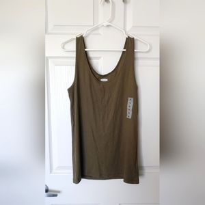 Slim-Fit Rib-Knit Tank Top